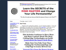 Tablet Screenshot of hypno-success.com